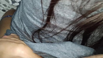 Highly first-ever time being a bi-atch and I have to open her cock-squeezing pussy, how edible the first-timer moans. Real home flick