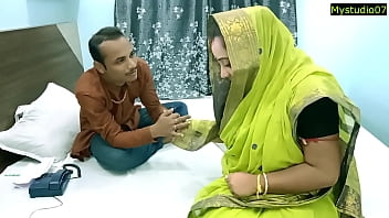 Indian red-hot wife need money for hubby treatment! Hindi First-timer fucky-fucky