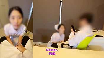 [Nurse's beau must-see! ]nurse cuckolded by doctor｜Creampie training in ass plowing at the clinic from daytime!