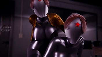 Twins Fucky-fucky sequence in Atomic Heart l 3 dimensional toon