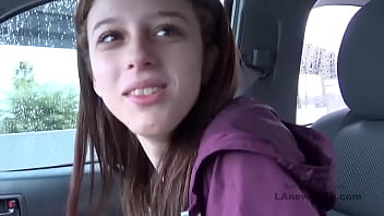 Supah super-cute scarcely hardly Slightly 18 dark-haired gets pussyfucked at audition