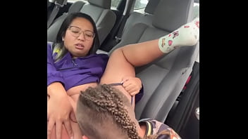ROADSIDE ASSISTANCE Public finger-tickling and vulva munching Orgasm
